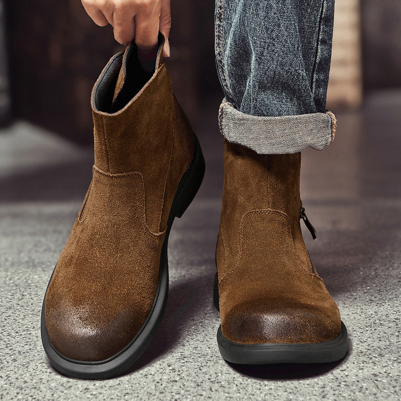 Vintage Cow Suede Mens Chelsea - огляд і ціна Vintage Outdoor Fashion