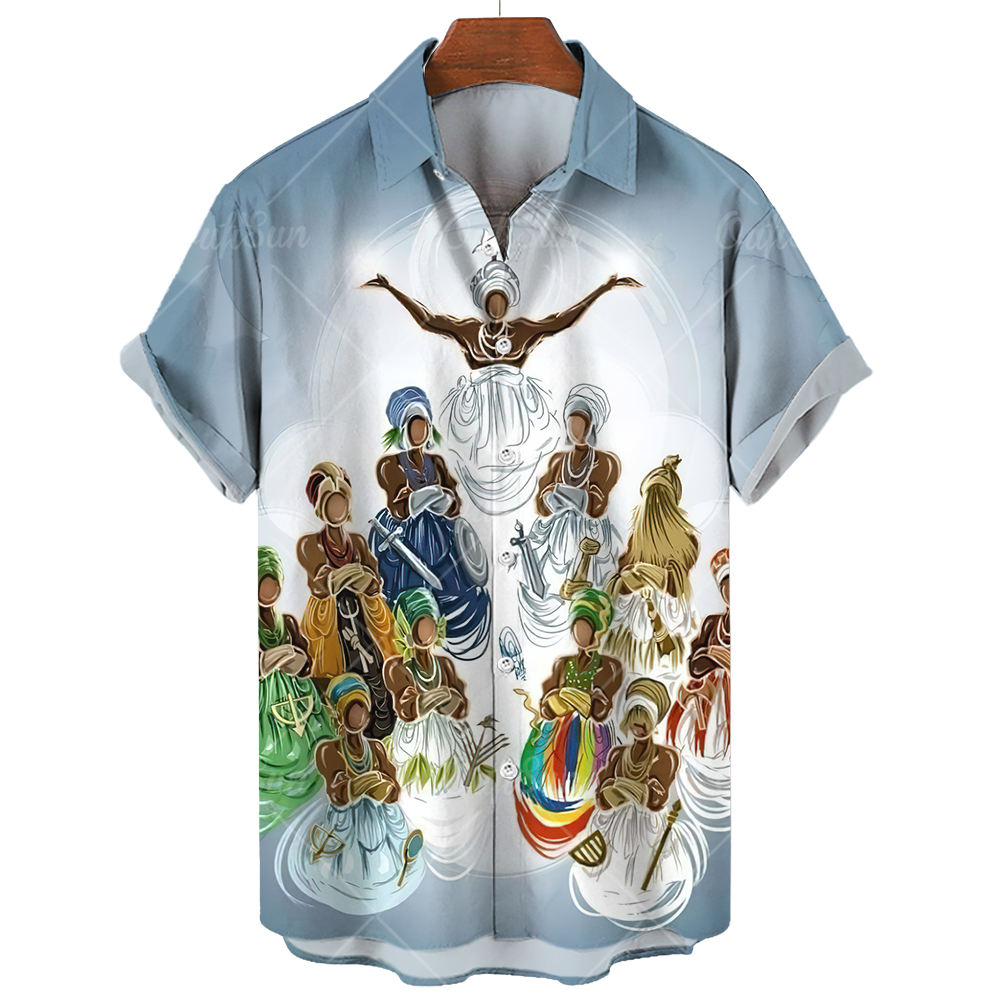 Vintage Men'S Shirt 3d Umbanda - огляд і ціна Vintage Fashion Jersey