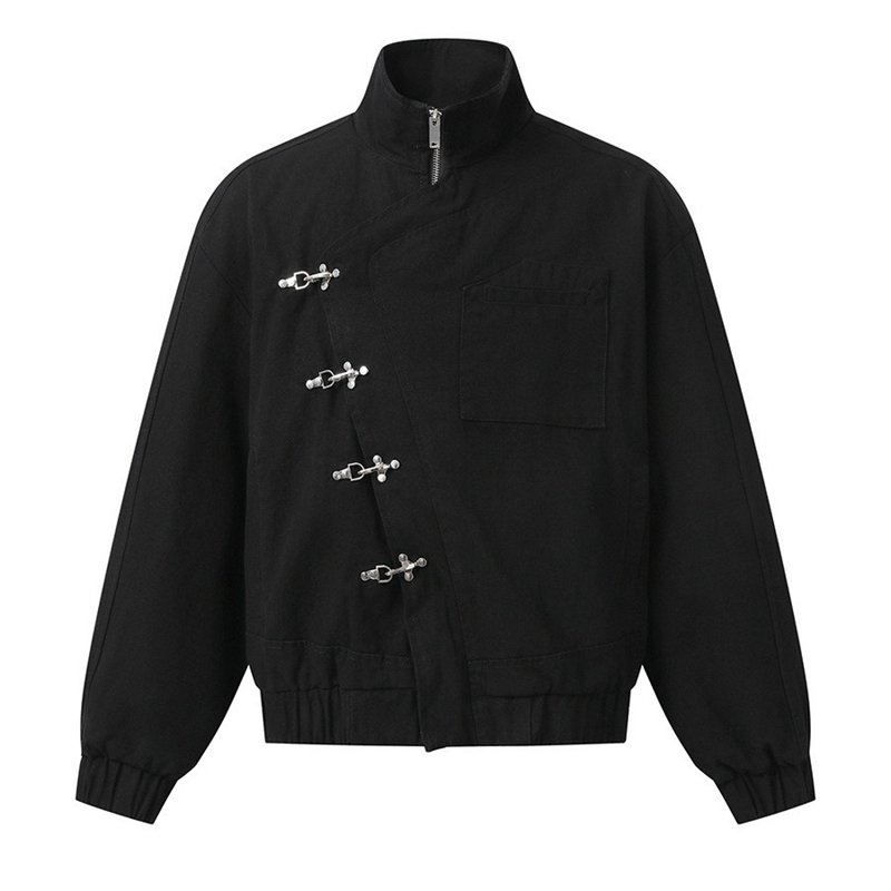Stylish Stand Collar Street Ja - огляд і ціна Vintage Fashion Stores
