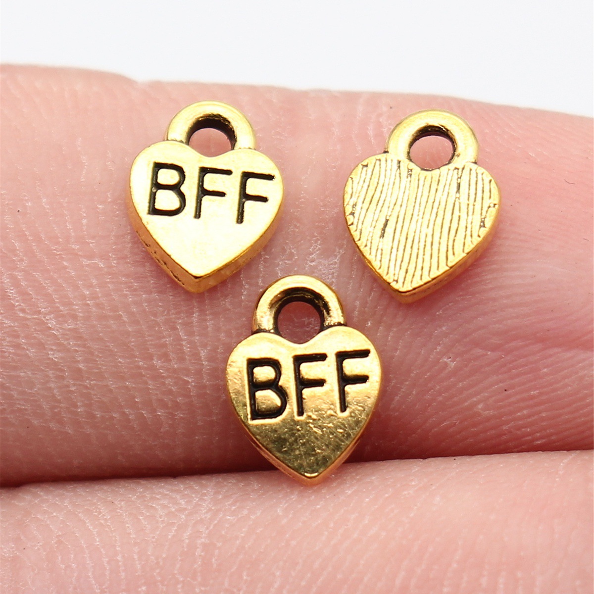 40pcs 9.3x7mm Antique Gold Col - огляд і ціна Vintage Fashion Online