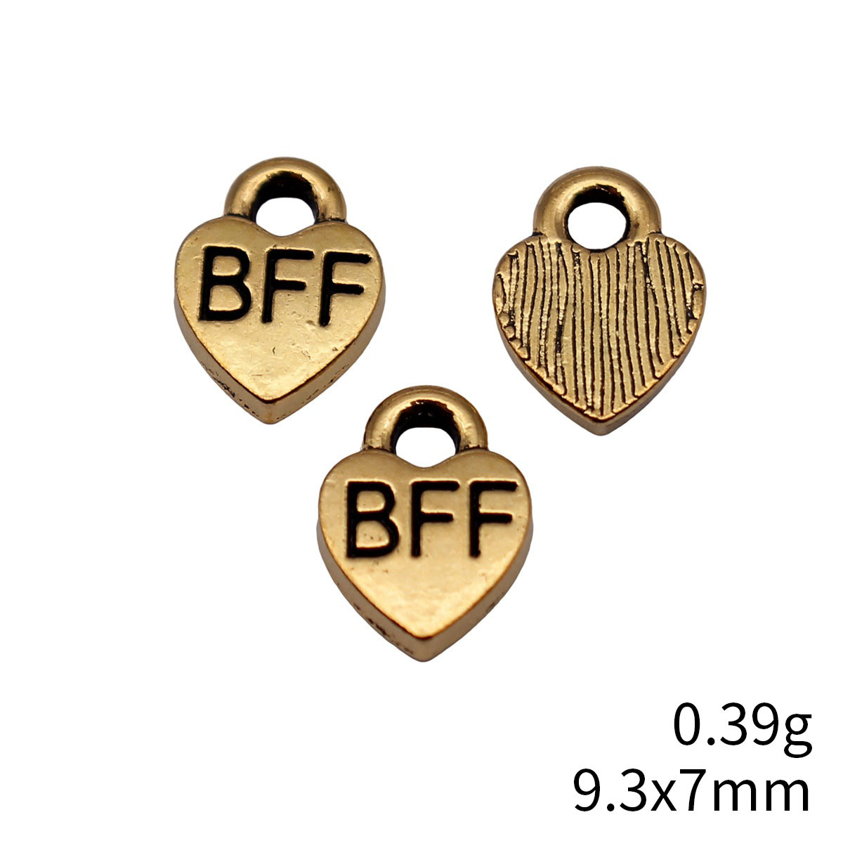 40pcs 9.3x7mm Antique Gold Col - огляд і ціна Vintage Fashion Online