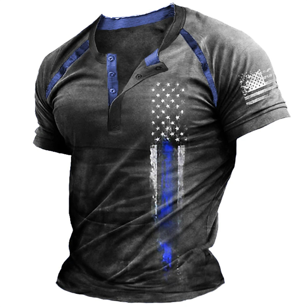 Funny 3D American Flag Print M - огляд і ціна Vintage Fashion Enthusiasts