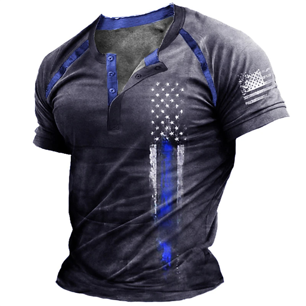 Funny 3D American Flag Print M - огляд і ціна Vintage Fashion Enthusiasts