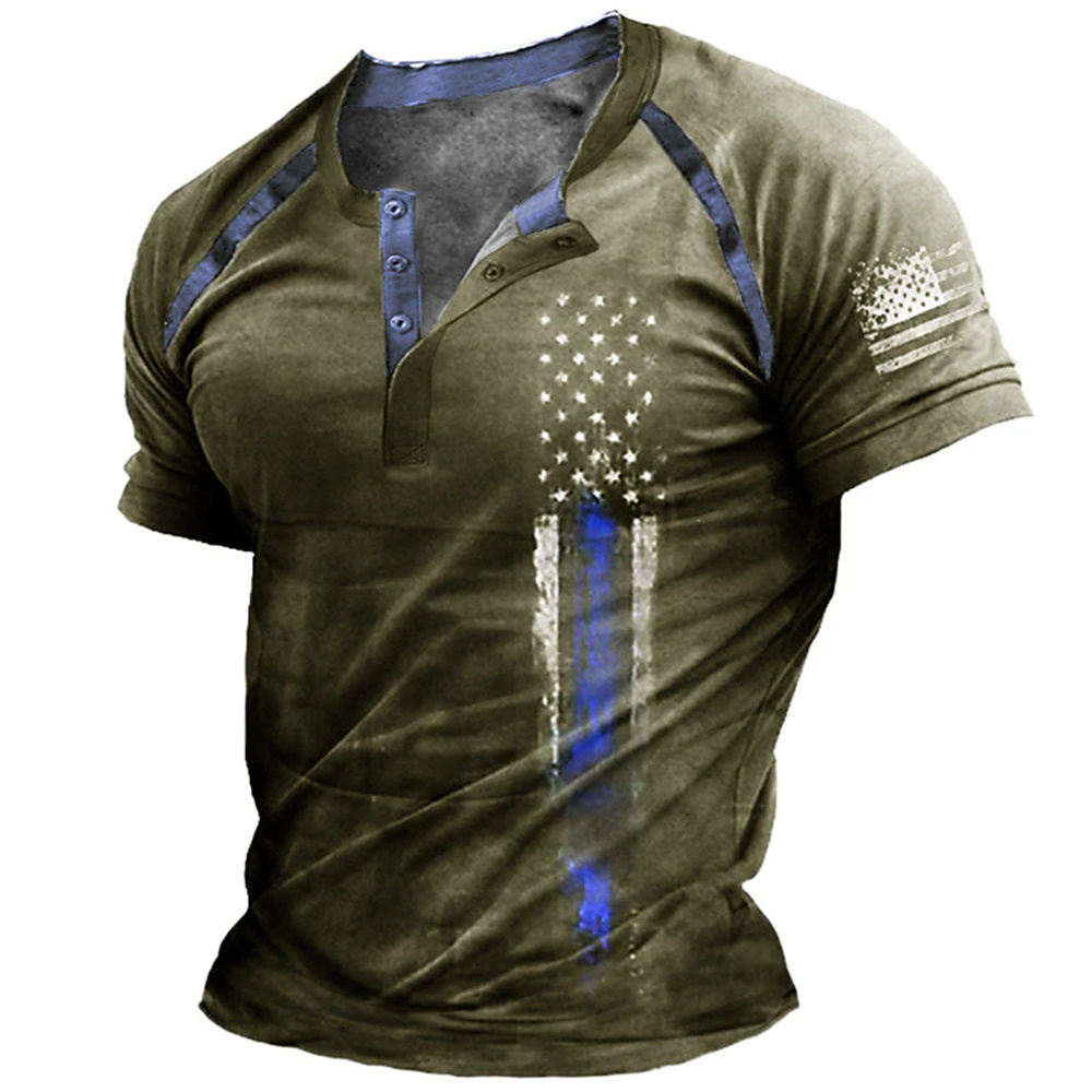 Funny 3D American Flag Print M - огляд і ціна Vintage Fashion Enthusiasts
