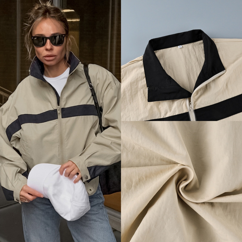 Women Color Block Windbreaker  - огляд і ціна Vintage Windbreaker Nylon